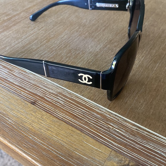 Chanel Square Summer CC Sunglasses 5230-Q Black - Picture 2 of 9